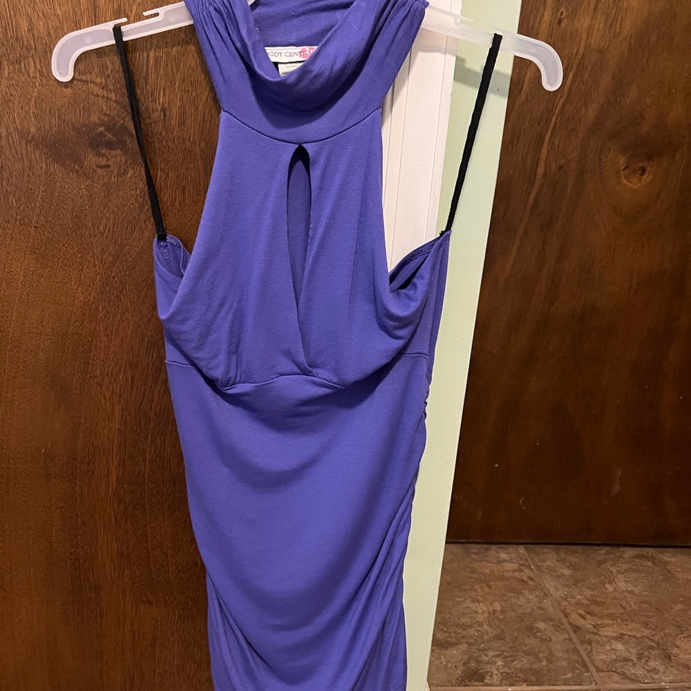 Body Central (S) Purple Halter Top